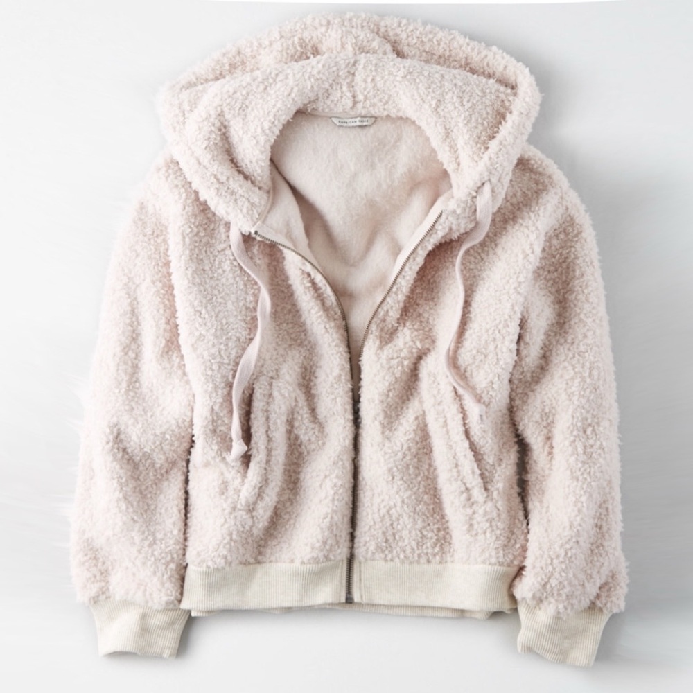 AE • PLUSH FULL ZIP HOODIE - Picture 1 of 6